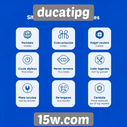 Análise das principais funcionalidades do site ducatipg